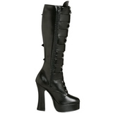 Matte 13 cm ELECTRA-2042 buckle womens boots with platform