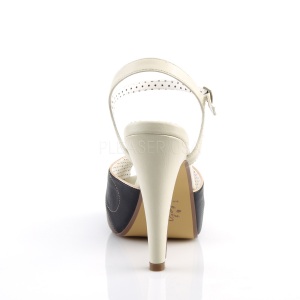 Multicolore 11,5 cm retro vintage BETTIE-27 Pinup sandali con plateau nascosto