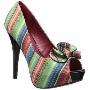 Multicolore 13 cm LOLITA-12 scarpe dcollet spuntate tacco altissime