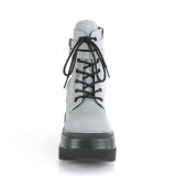 Neon 11,5 cm SHAKER-52 lolita ankle boots wedge platform