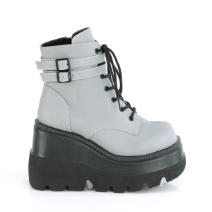 Neon 11,5 cm SHAKER-52 lolita stivaletti con zeppa plateau