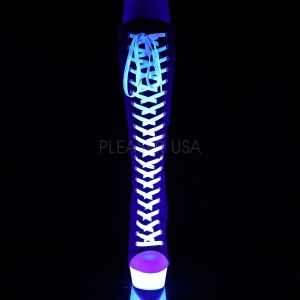 Neon 15 cm DELIGHT-2000SK Stivali da ginnastica con tacco in tela