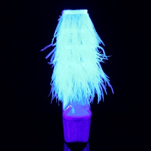 Neon 18 cm ADORE-1017MFF stivaletti da pole dance con frange