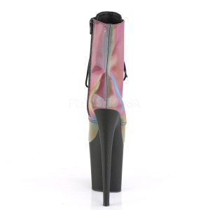 Neon 20 cm Pleaser FLAMINGO-1020REFL stivaletti da pole dance
