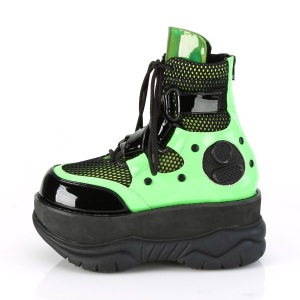 Neon 7,5 cm NEPTUNE-126 stivaletti demoniacult unisex - stivaletti da cyberpunk