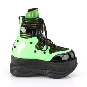 Neon 7,5 cm NEPTUNE-126 stivaletti demoniacult unisex - stivaletti da cyberpunk
