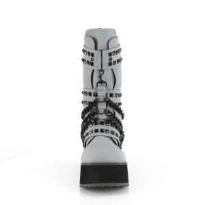 Neon 8,5 cm TRASHVILLE-138 demonia boots - unisex platform boots