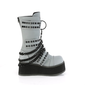 Neon 8,5 cm TRASHVILLE-138 demonia boots - unisex platform boots