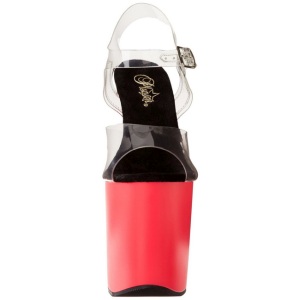 Neon Rosa 20 cm Pleaser FLAMINGO-808UV Tacchi Alti Plateau