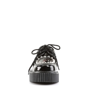 Neri 5 cm CREEPER-108 rockabilly scarpe creepers donna