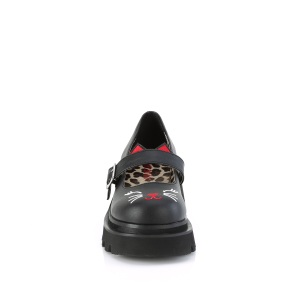 Neri 6,5 cm RENEGADE-56 emo maryjane scarpe donna fibbia