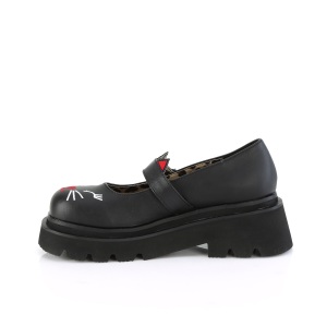 Neri 6,5 cm RENEGADE-56 emo maryjane scarpe donna fibbia