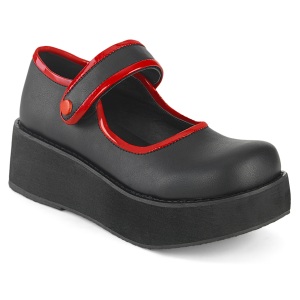 Neri 6 cm SPRITE-01 emo maryjane scarpe donna fibbia