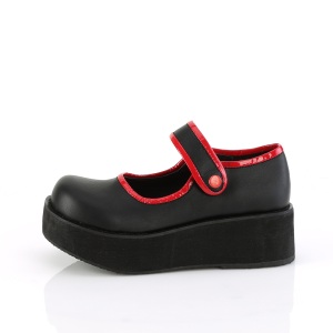 Neri 6 cm SPRITE-01 emo maryjane scarpe donna fibbia