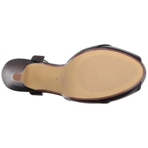Nero 11,5 cm retro vintage BETTIE-23 Sandali da Sera con Tacco Alto