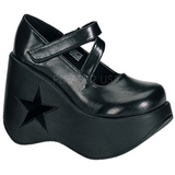 Nero 13 cm DYNAMITE-03 scarpe lolita gotico calzature con zeppa altissimo