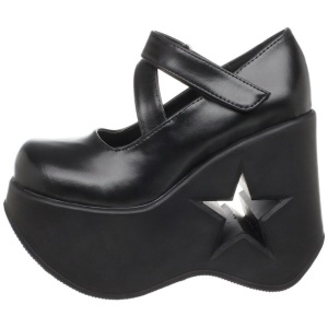 Nero 13 cm DYNAMITE-03 scarpe lolita gotico calzature con zeppa altissimo