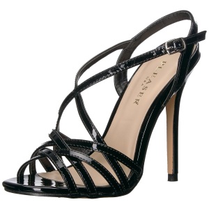 Nero 13 cm Pleaser AMUSE-13 sandali tacchi a spillo