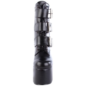 Nero 14 cm TORMENT-703 stivaletti lolita gotico con suola spessa
