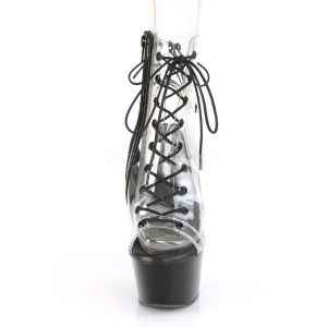 Nero 15 cm ASPIRE-600-30 stivaletti da pole dance