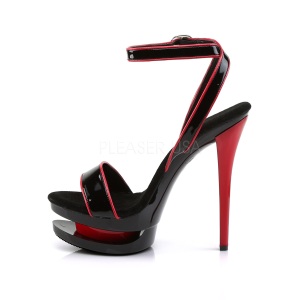 Nero 15 cm BLONDIE-631-2 Scarpe da donna con tacco altissime