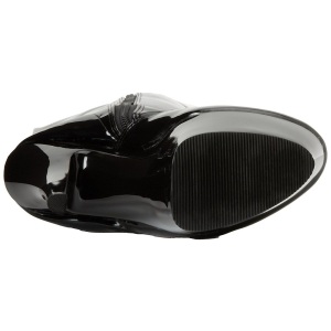 Nero 15 cm KISS-3010 plateau suola stivali alti lunghi