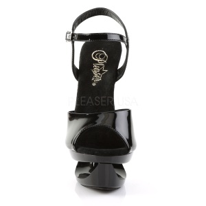 Nero 16,5 cm ECLIPSE-609 Scarpe Stiletto Tacco