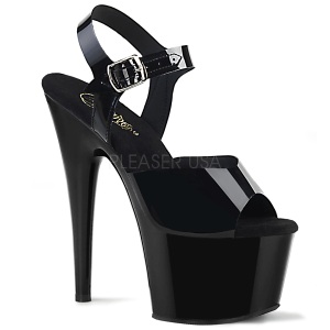 Nero 18 cm ADORE-708N Plateau Calzature Tacchi Alti