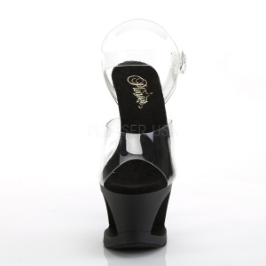 Nero 18 cm MOON-708 Plateau Tacchi Alti a Spillo