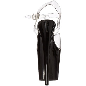 Nero 20 cm FLAMINGO-808 Plateau Tacchi Alti a Spillo