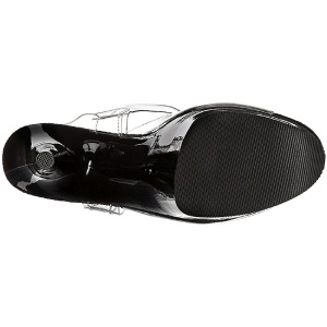 Nero 20 cm FLAMINGO-808 Plateau Tacchi Alti a Spillo