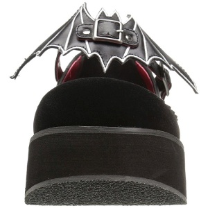 Nero 6 cm DEMONIA SPRITE-09 scarpe plateau gotico