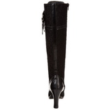 Nero 9,5 cm GLAM-240 stivali da donna con tacco altissime