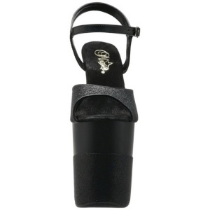 Nero Brillare 20 cm Pleaser FLAMINGO-809-2G Tacchi Alti Plateau
