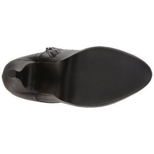 Nero Ecopelle 12,5 cm EVE-106 grandi taglie stivaletti donna