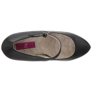 Nero Ecopelle 13,5 cm CHLOE-02 grandi taglie scarpe dcollet