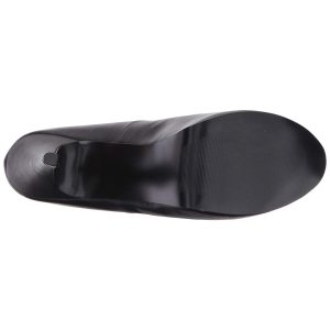 Nero Ecopelle 14,5 cm Burlesque TEEZE-06W scarpe dcollet per piedi larghi da uomo