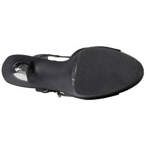 Nero Ecopelle 15 cm CAPTIVA-609 Plateau Tacchi Alti a Spillo