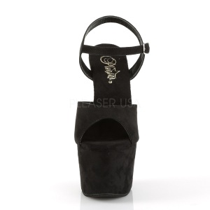 Nero Ecopelle 18 cm ADORE-709FS sandali tacchi a spillo