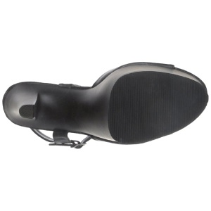 Nero Ecopelle 18 cm Pleaser SKY-309 Plateau Tacchi Alti a Spillo