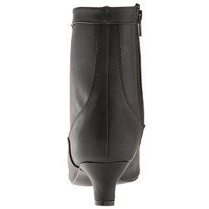 Nero Ecopelle 5 cm FAB-1005 grandi taglie stivaletti donna