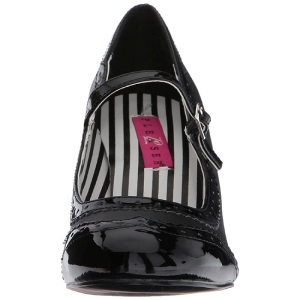 Nero Ecopelle 7,5 cm JENNA-06 grandi taglie scarpe dcollet
