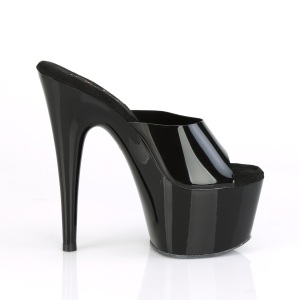 Nero Jelly-Like 18 cm ADORE-701N ciabattine tacco alto exotic pole