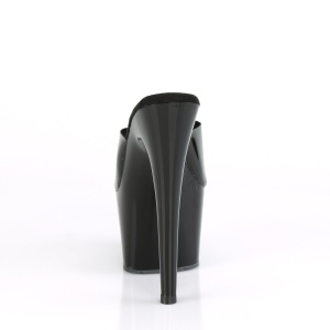 Nero Jelly-Like 18 cm ADORE-701N ciabattine tacco alto exotic pole