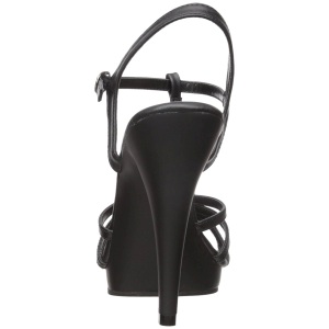 Nero Matto 12 cm FLAIR-420 Sandali Donna con Tacco