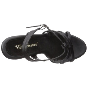 Nero Matto 12 cm FLAIR-420 Sandali Donna con Tacco