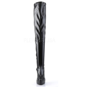 Nero Matto 13,5 cm INDULGE-3063 Stivali alti e sopra al ginocchio