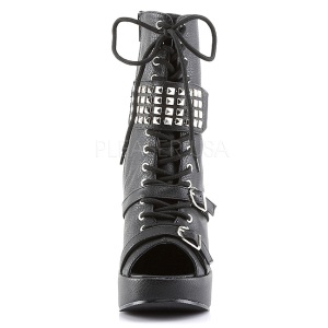 Nero Matto 13 cm BRAVO-89 Plateau Stivaletti Gotico