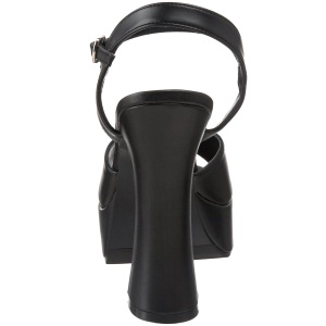 Nero Matto 13 cm DemoniaCult DOLLY-09 Tacchi Alti Plateau