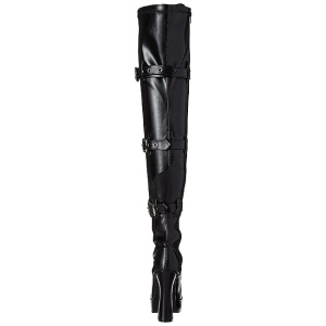 Nero Matto 13 cm ELECTRA-3028 Stivali alti e sopra al ginocchio
